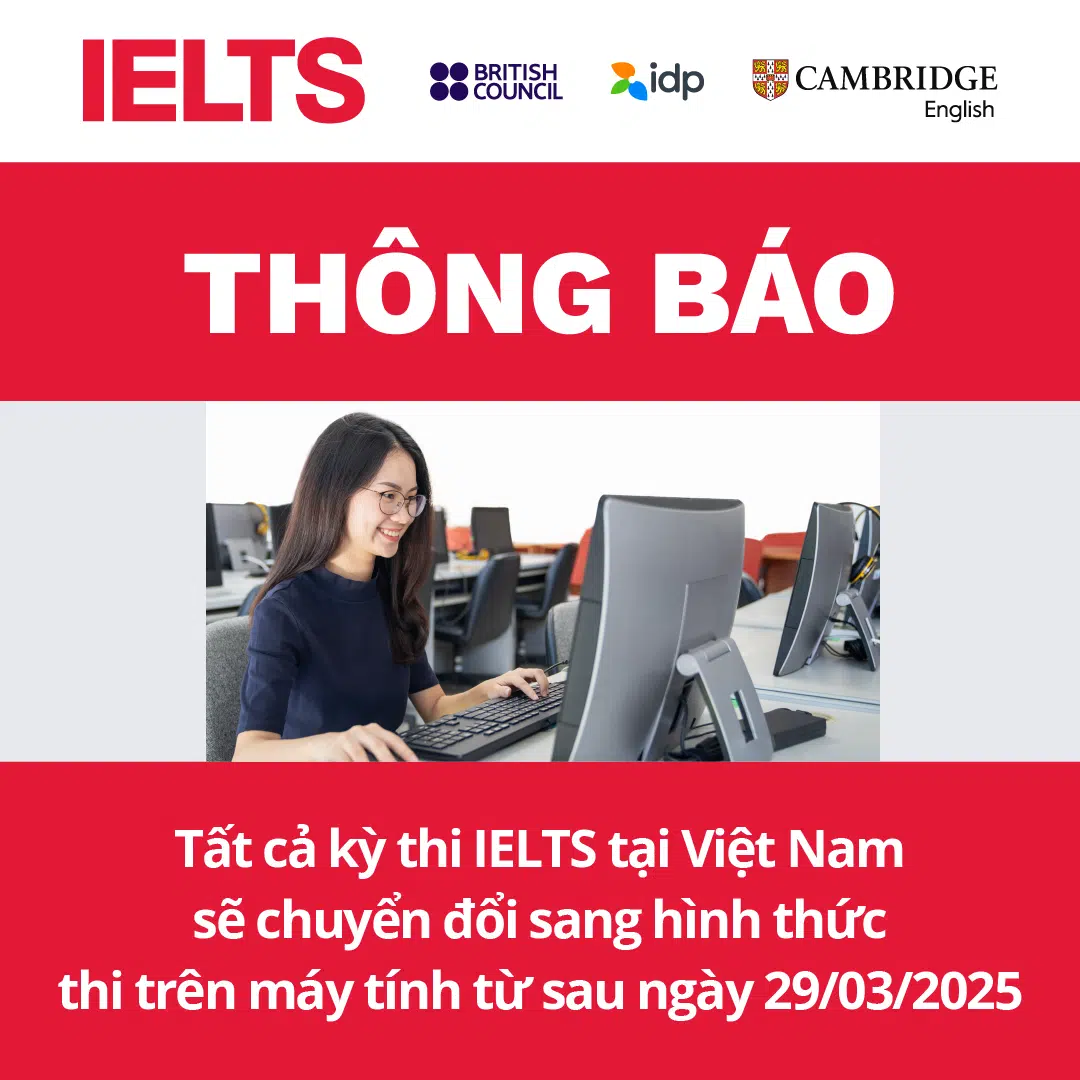 Ngung thi IELTS trên giấy