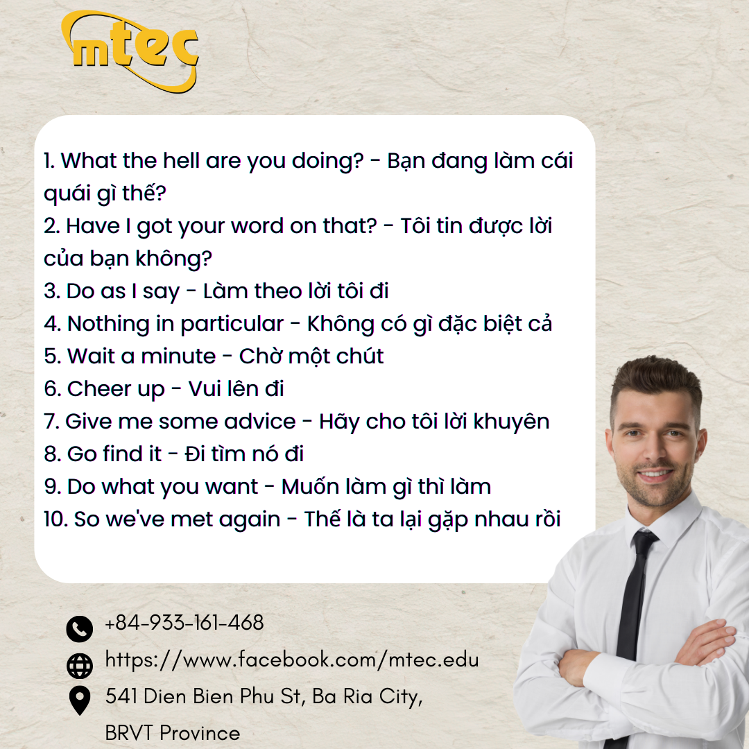 Những câu nói người Bản xứ hay dùng – Part 2